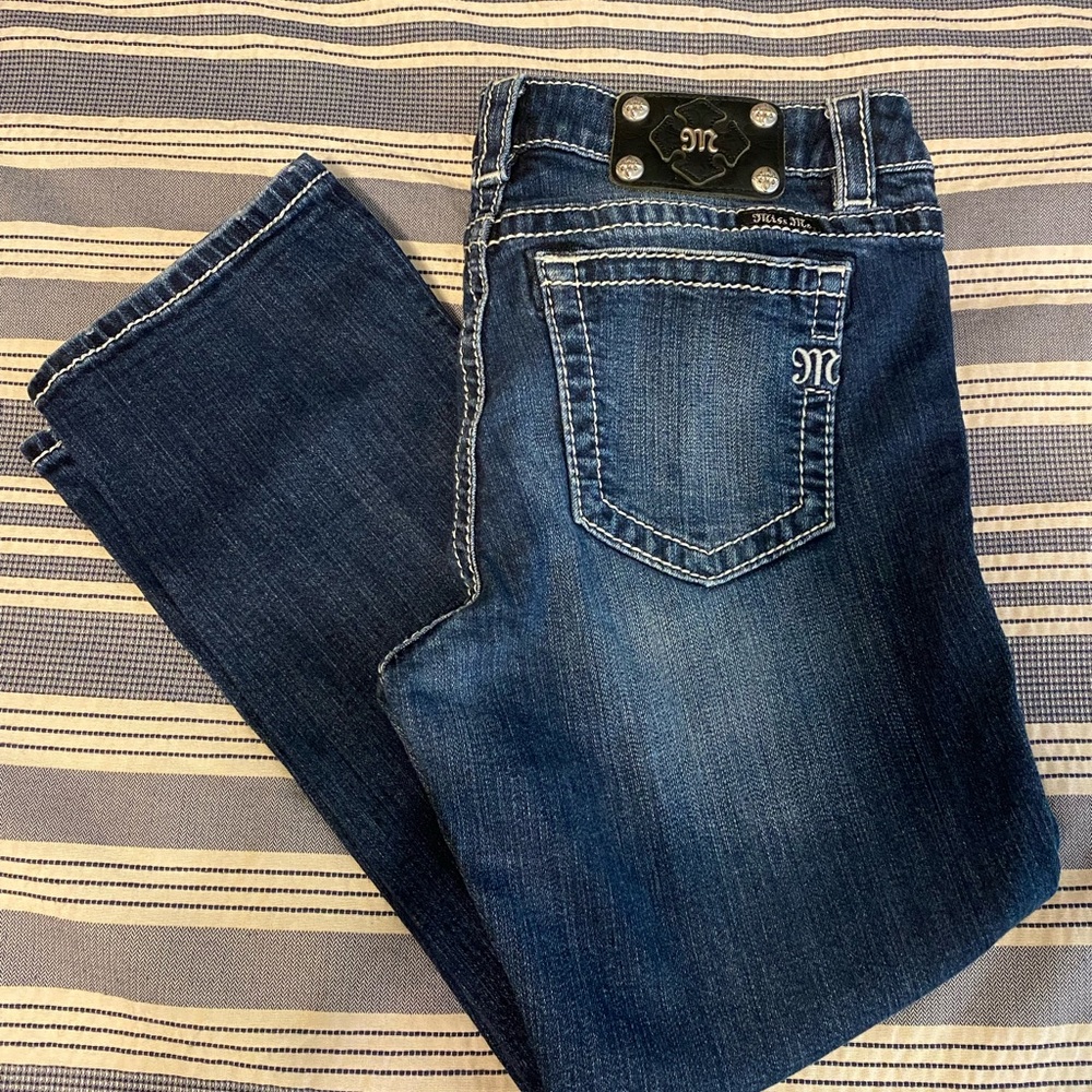 Miss Me Boyfriend Capri Size 29